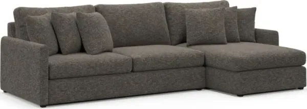 Jaden Foam Comfort Sectional - M Walnut