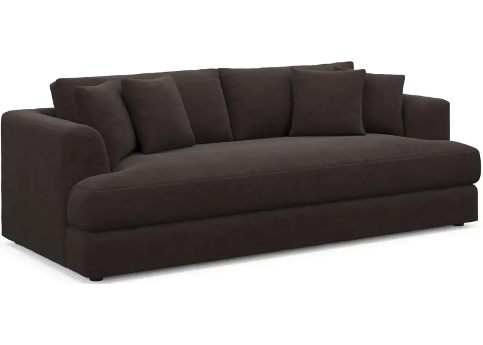 Ridley Hybrid Comfort Sofa - Merrimac Dark Brown