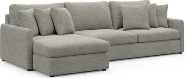 Jaden Foam Comfort Sectional - Pandora Pepper