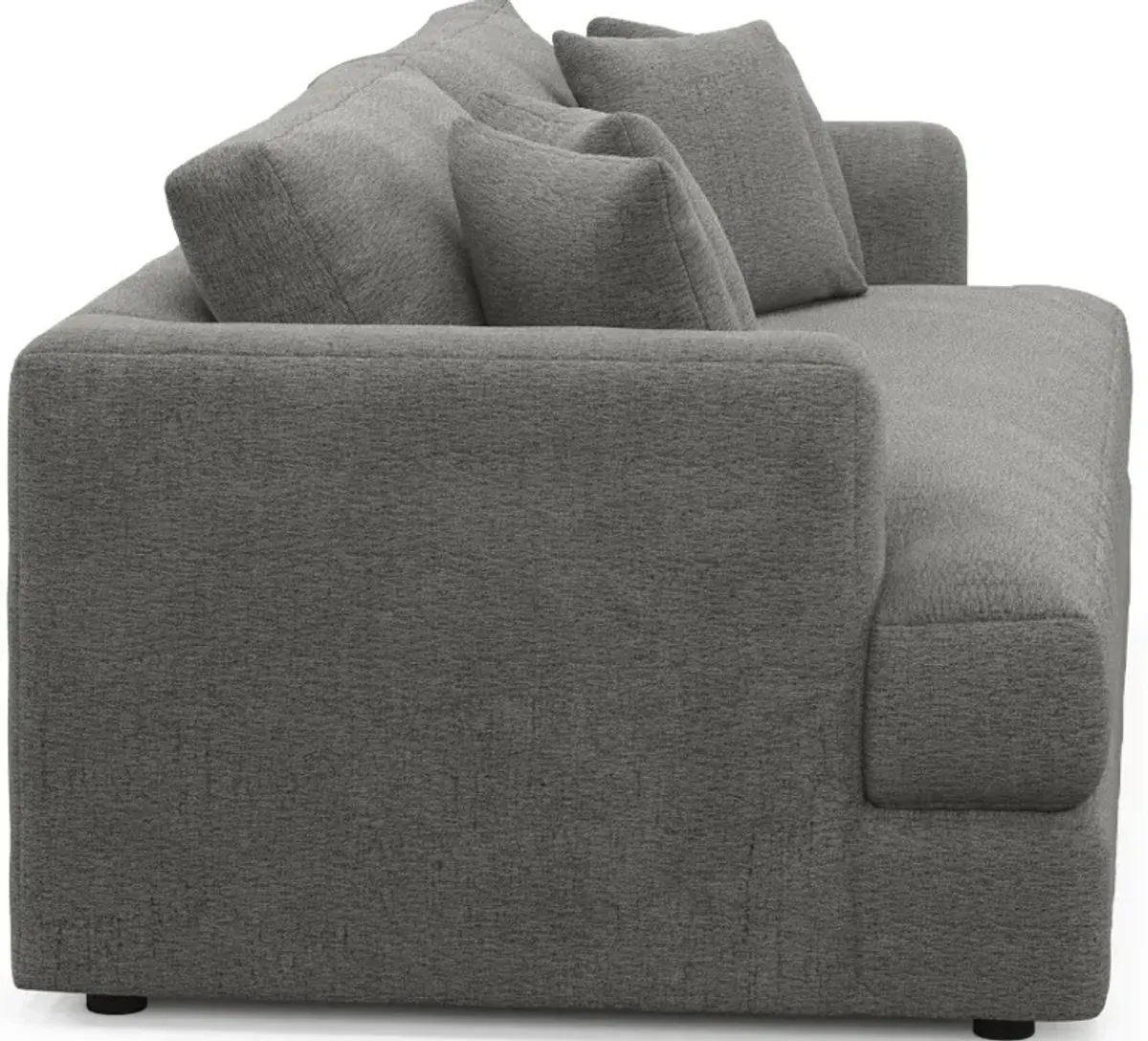 Ridley Hybrid Comfort Sofa - Living Large Charcoal