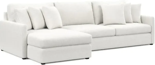 Jaden Foam Comfort Sectional - Bloke Snow