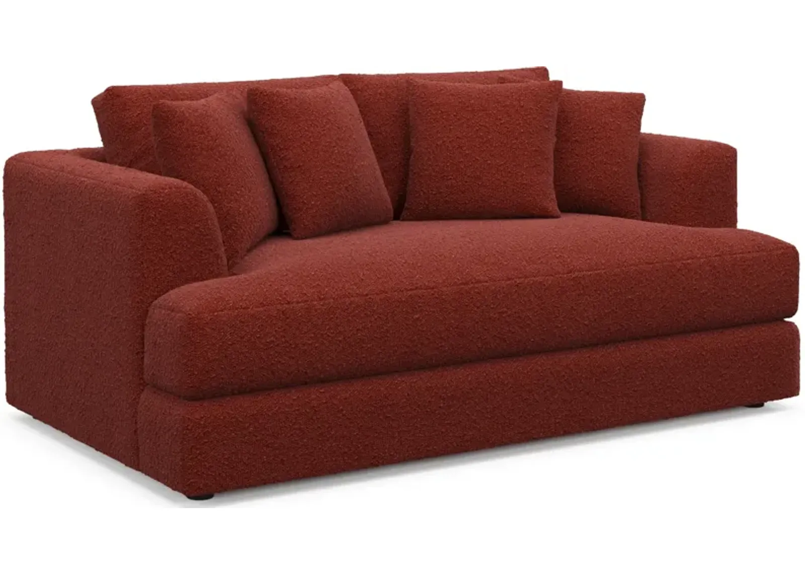 Ridley Hybrid Comfort Loveseat - Bloke Brick