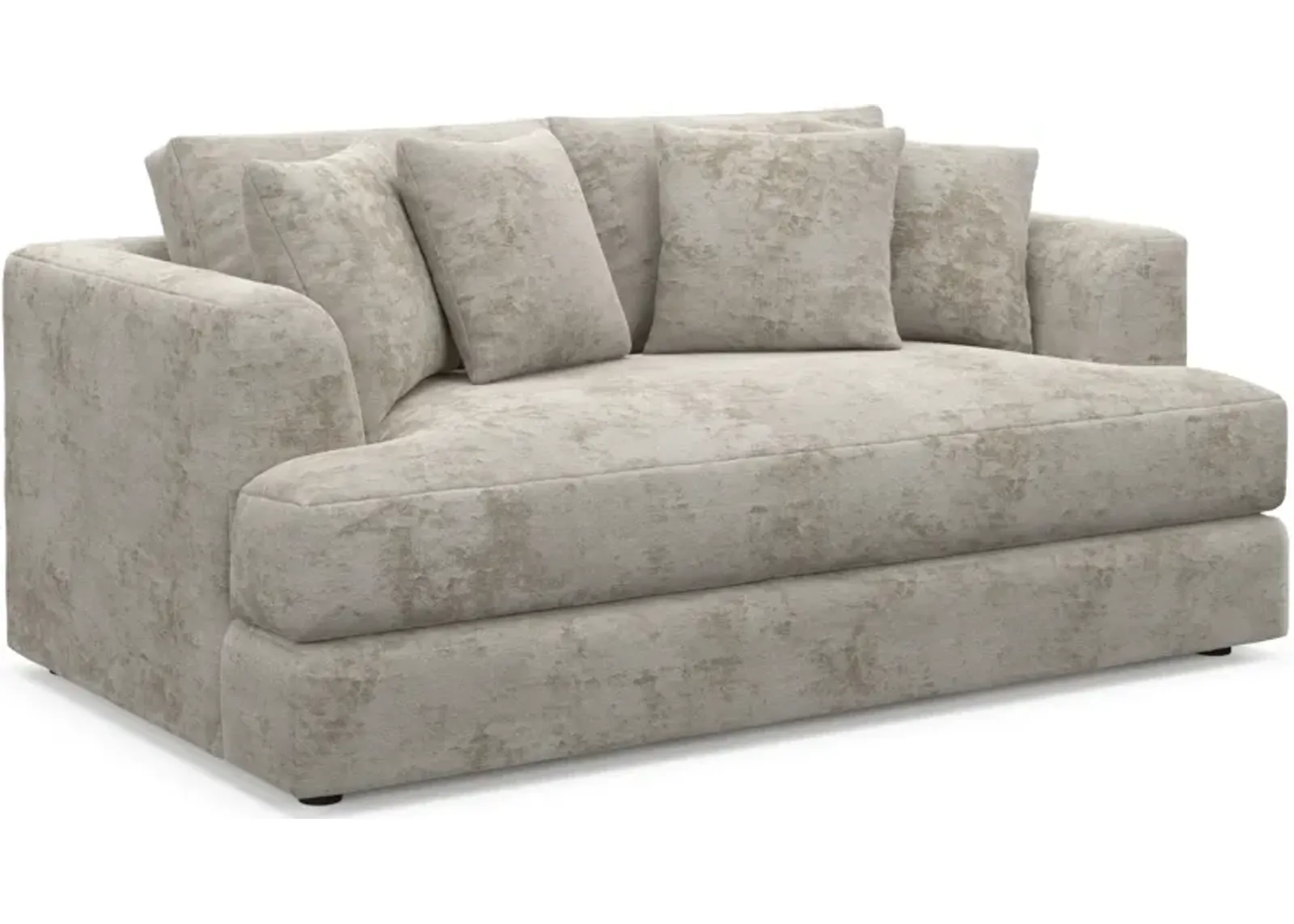 Ridley Hybrid Comfort Loveseat - Hearth Cement