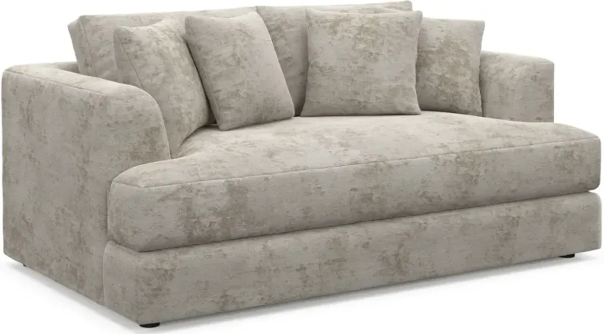 Ridley Hybrid Comfort Loveseat - Hearth Cement