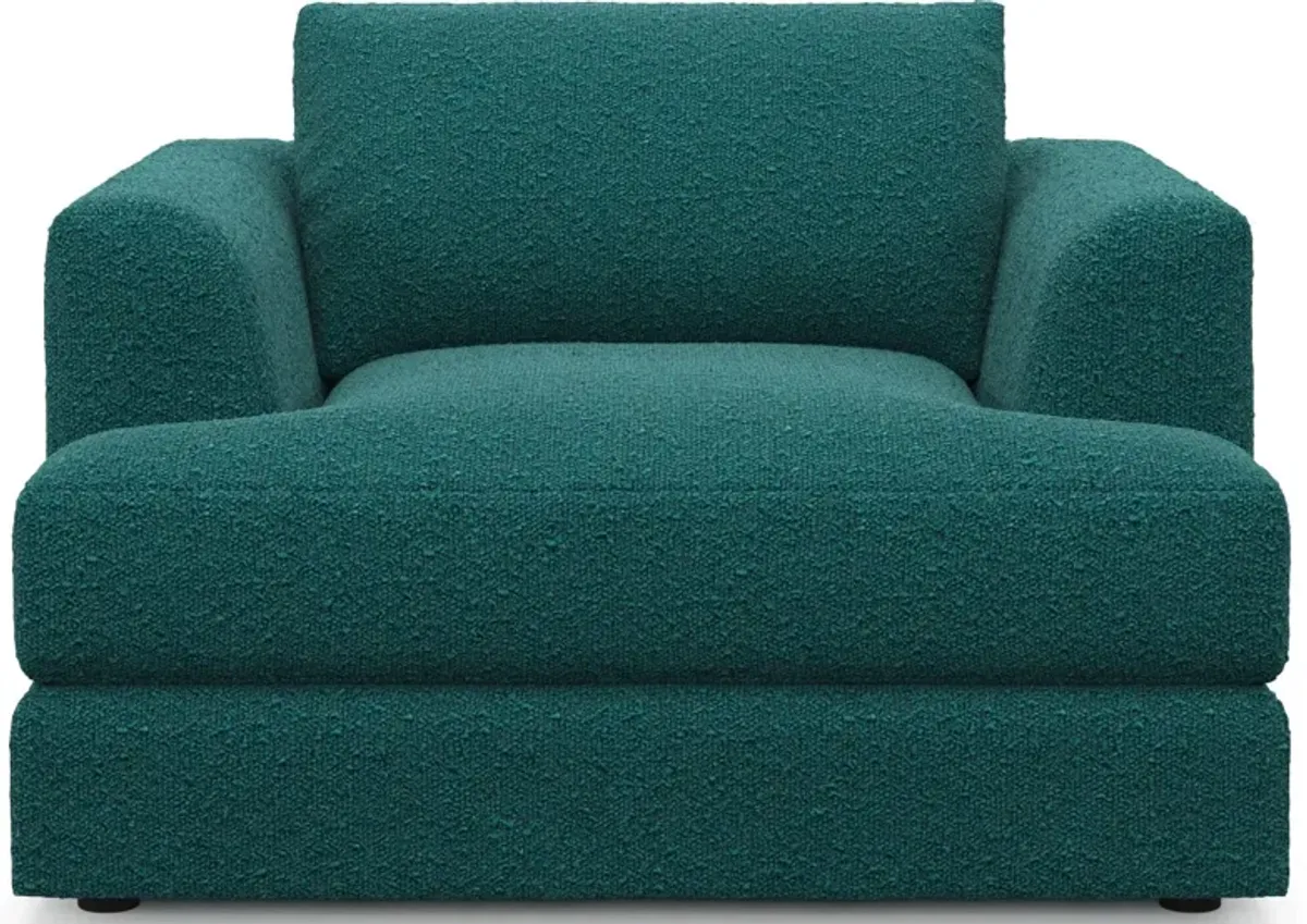 Ridley Hybrid Comfort Chair - Bloke Peacock