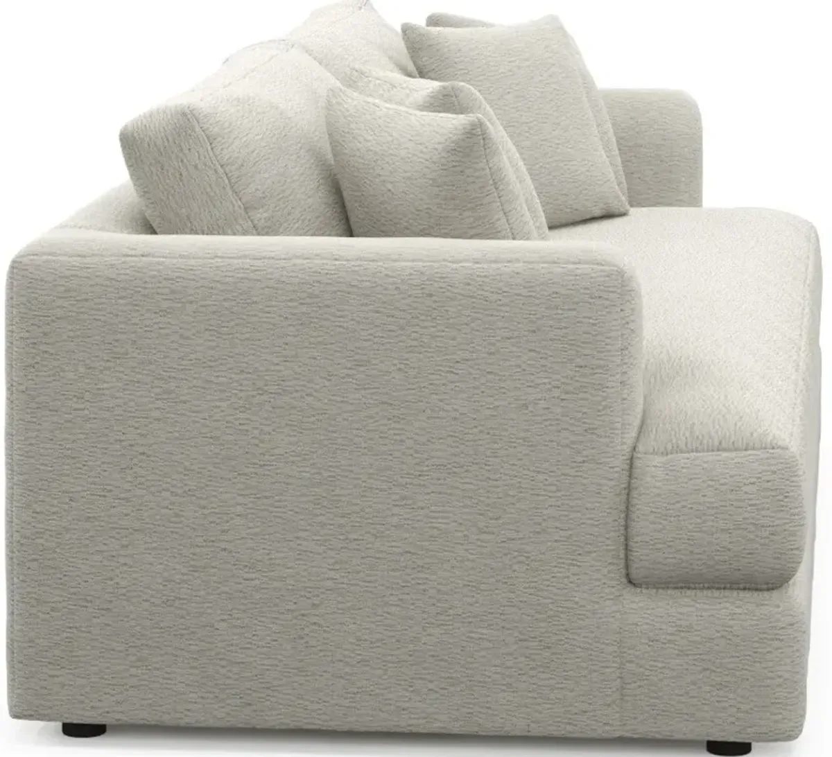 Ridley Hybrid Comfort Sofa, Loveseat, and Chair Set - Everton Grey