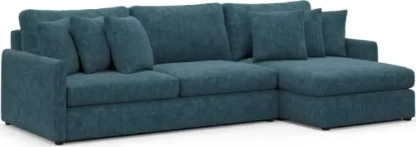 Jaden Foam Comfort Sectional - Argo Tropic