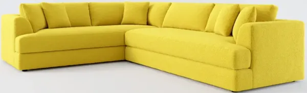 Ridley Hybrid Comfort 2-Piece Sectional with Right-Facing Sofa - Bloke Goldenrod