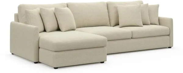 Jaden Hybrid Comfort Sectional - Bridger Shell
