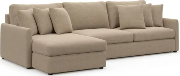 Jaden Foam Comfort Sectional - Liv Wicker