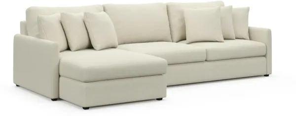 Jaden Foam Comfort Sectional - Fincher Ivory