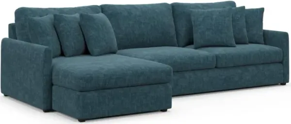 Jaden Foam Comfort Sectional - Argo Tropic