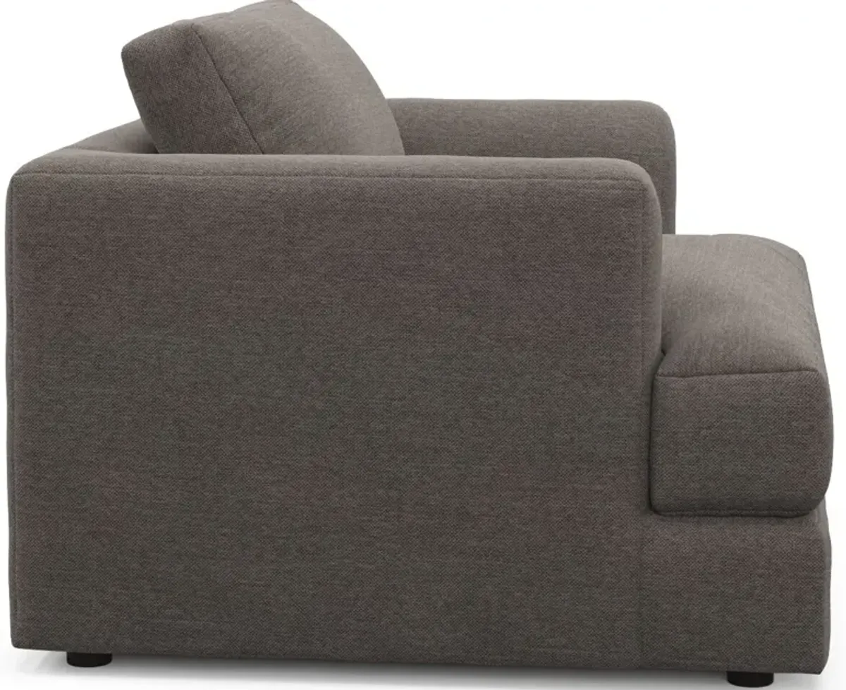 Ridley Foam Comfort Sofa and Chair Set - Presidio Steel