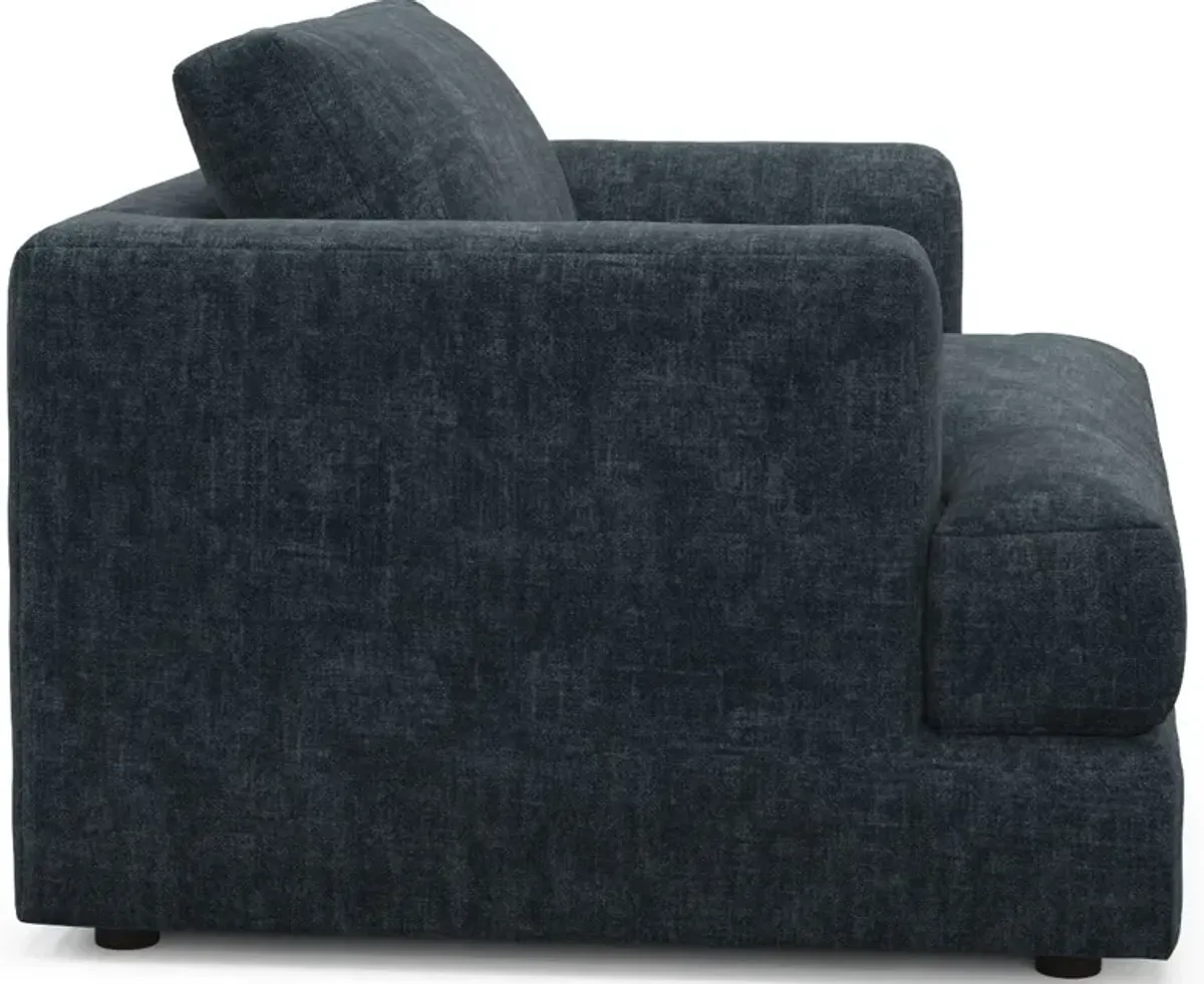 Ridley Foam Comfort Sofa and Chair Set - Argo Navy