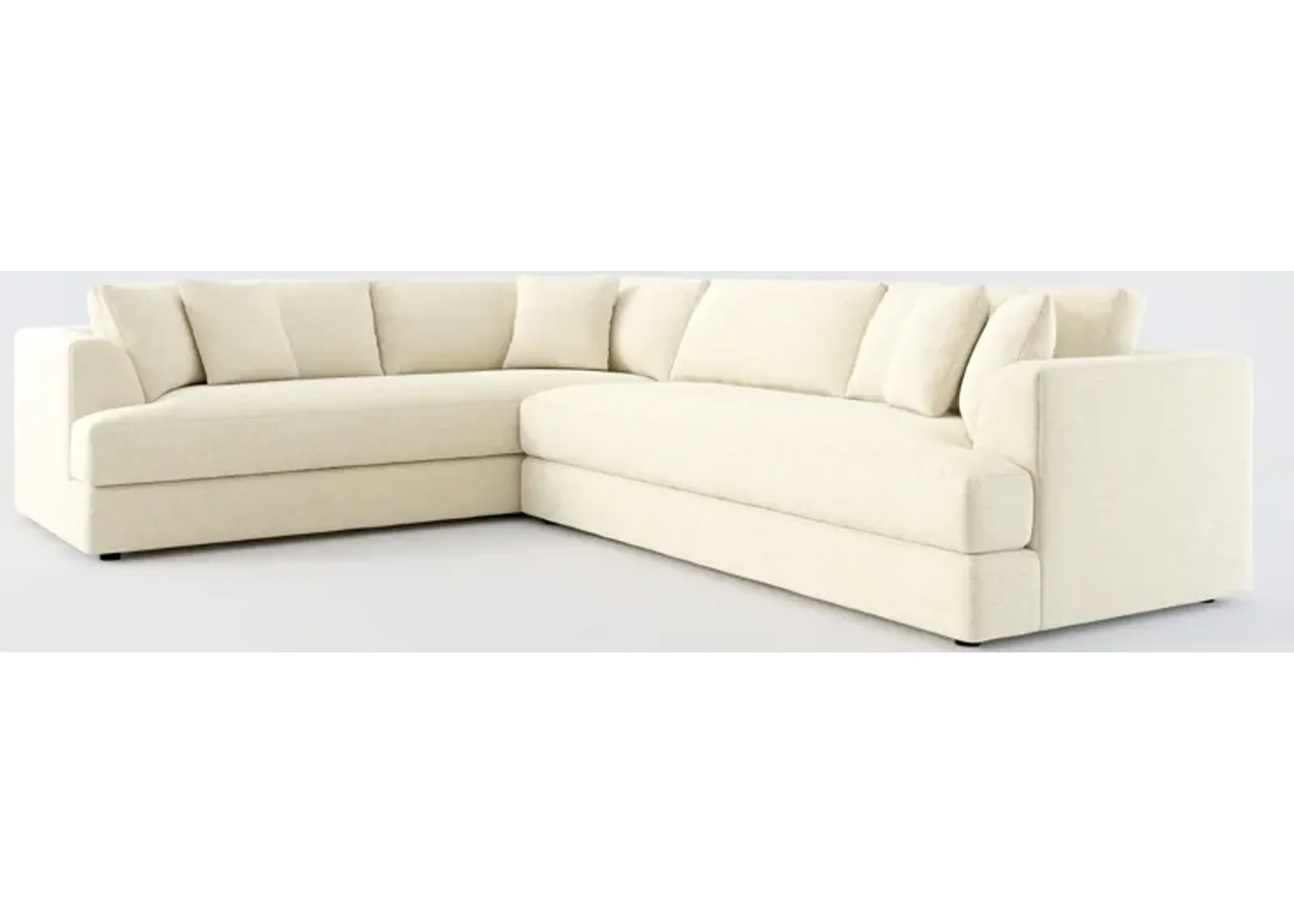 Ridley Foam Comfort 2-Piece Sectional with Right-Facing Sofa - Bridger Shell