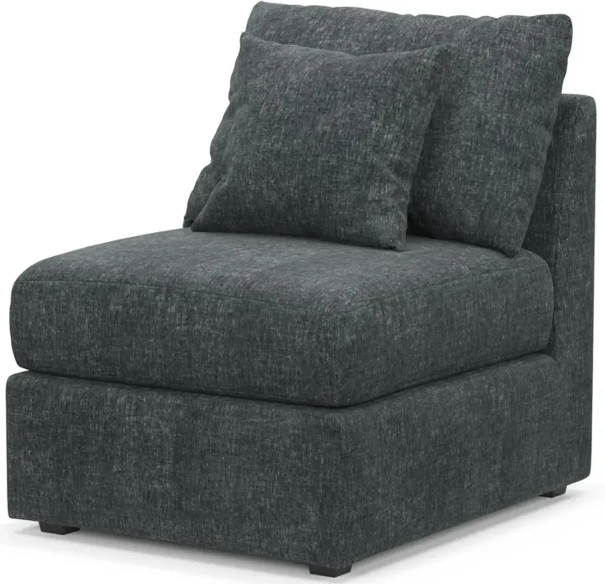 The Pitt Foam Comfort Armless Chair - Contessa Shadow