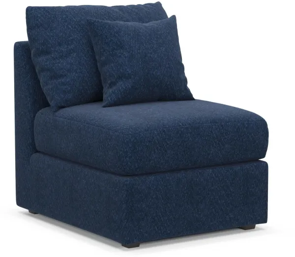 The Pitt Foam Comfort Armless Chair - Oslo Navy
