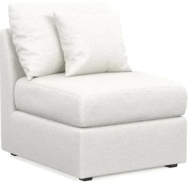The Pitt Foam Comfort Armless Chair - Bloke Snow