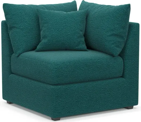 The Pitt Foam Comfort Corner Chair - Bloke Peacock