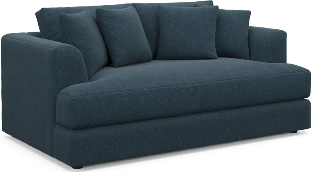 Ridley Hybrid Comfort Loveseat - Broderick Indigo