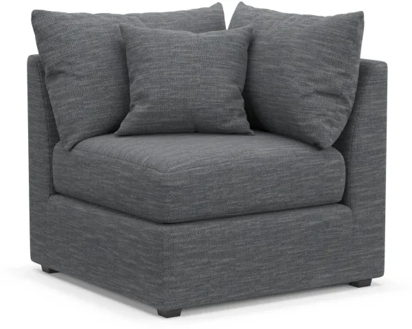 The Pitt Foam Comfort Corner Chair - Dudley Indigo