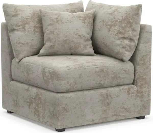 The Pitt Foam Comfort Corner Chair - Hearth Cement