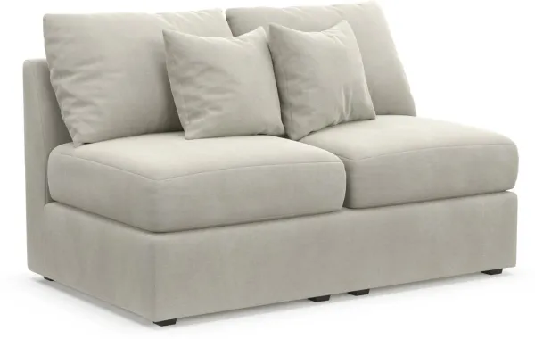 The Pitt Foam Comfort Armless Loveseat - Laurent Beach