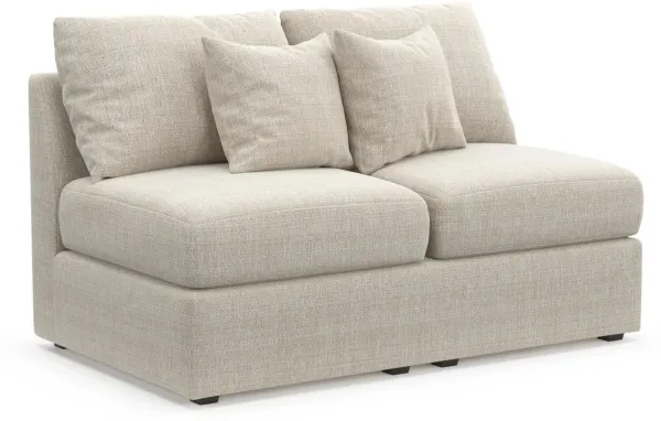 The Pitt Foam Comfort Armless Loveseat - Mason Porcelain