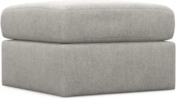 The Pitt Foam Comfort Ottoman - Burmese Granite
