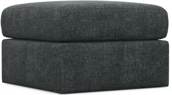 The Pitt Foam Comfort Ottoman - Contessa Shadow