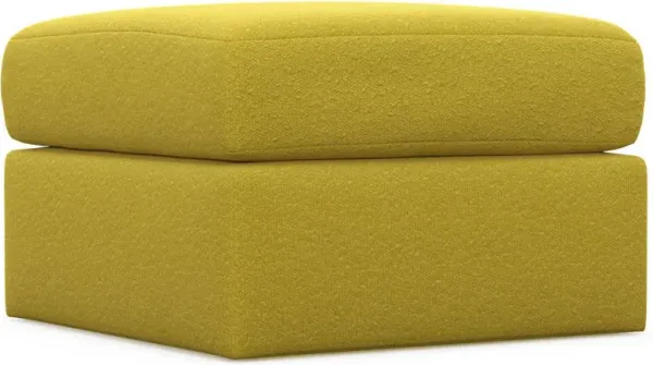 The Pitt Foam Comfort Ottoman - Bloke Goldenrod
