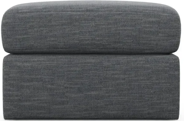 The Pitt Foam Comfort Ottoman - Dudley Indigo