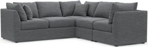 The Pitt Foam Comfort Sectional - Dudley Indigo