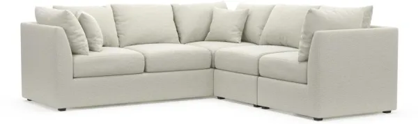 The Pitt Foam Comfort Sectional - Living Large White