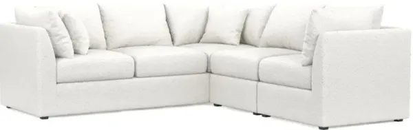 The Pitt Foam Comfort Sectional - Bloke Snow