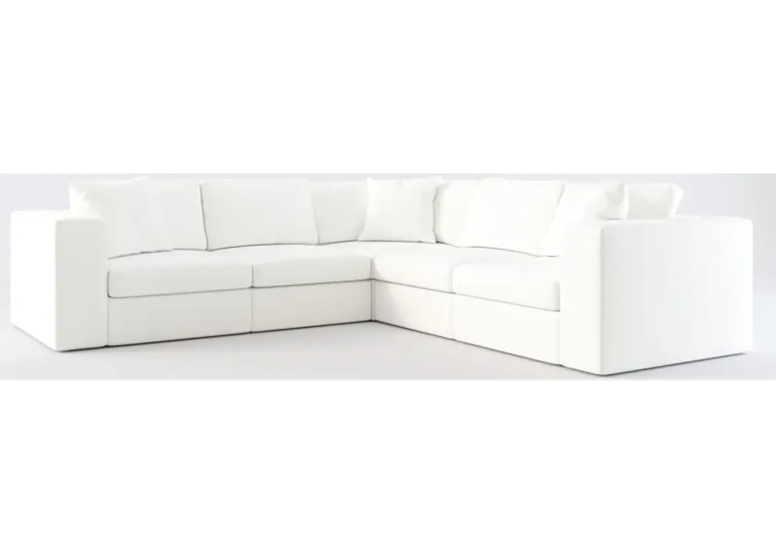 Collin Foam Comfort 5 Pc. Sectional - Contessa Vanilla