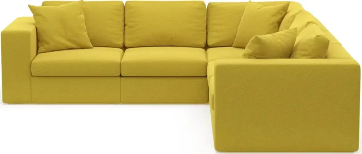 Collin Foam Comfort 5-Piece Sectional - Bloke Goldenrod