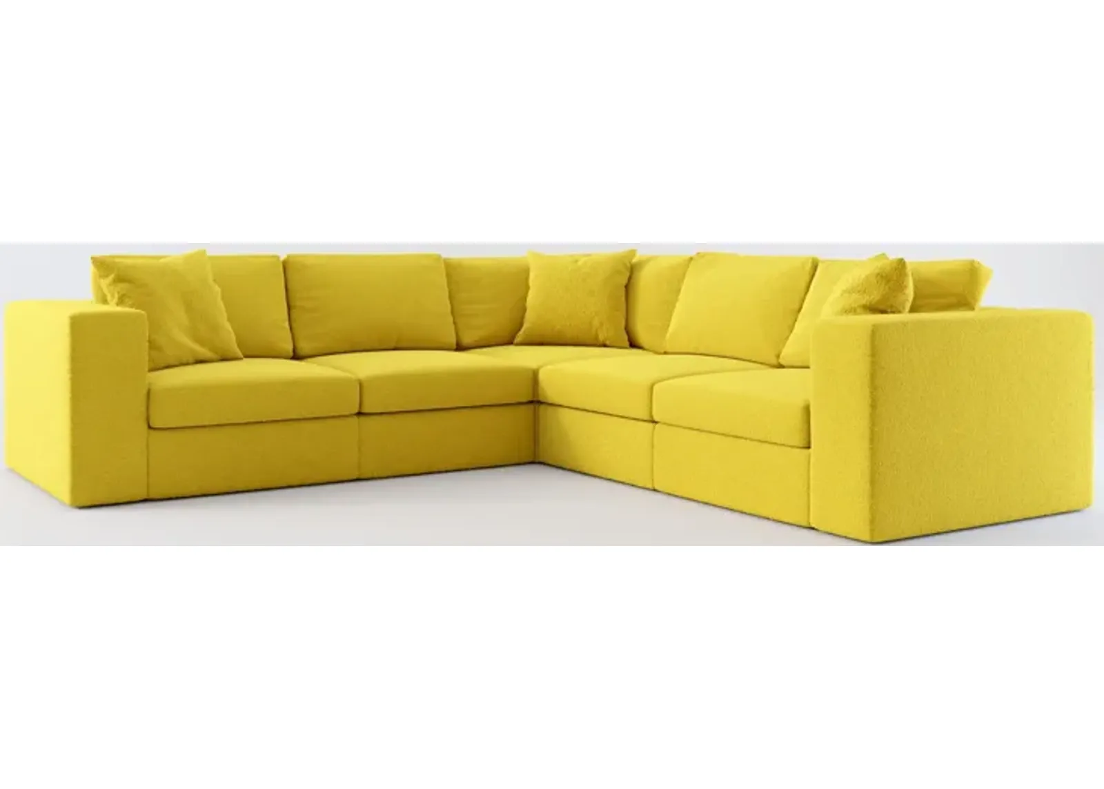 Collin Foam Comfort 5-Piece Sectional - Bloke Goldenrod