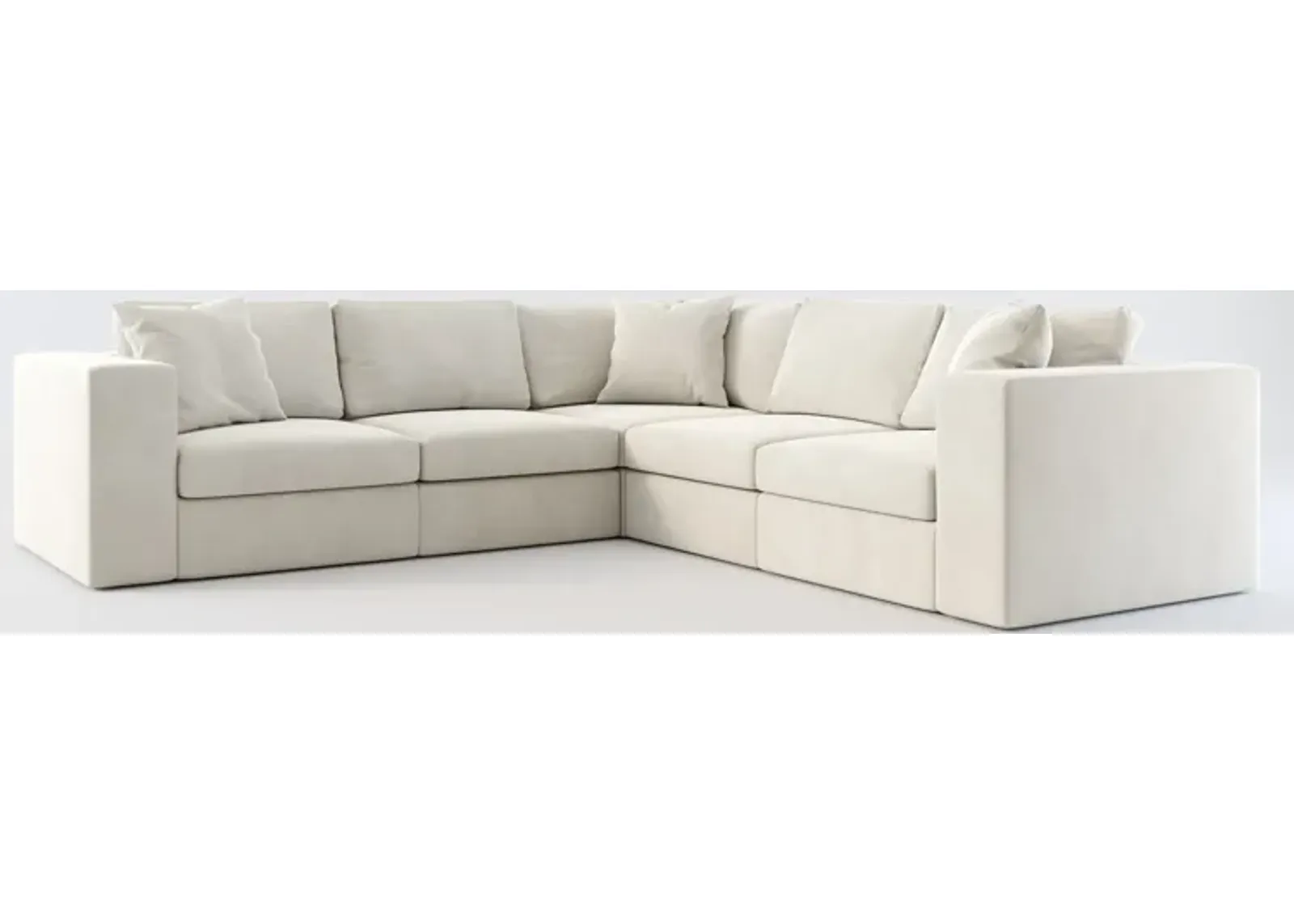 Collin Foam Comfort 5-Piece Sectional - Laurent Beach