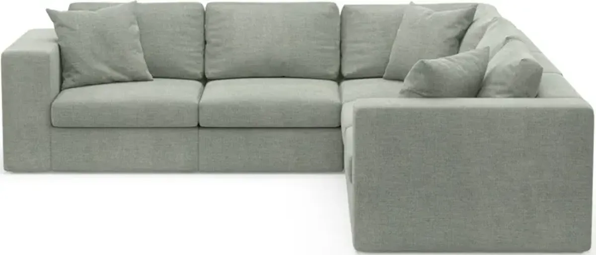 Collin Foam Comfort 5-Piece Sectional - Oslo Snow