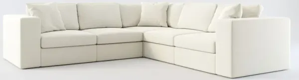 Collin Foam Comfort 5-Piece Sectional - Anders Ivory