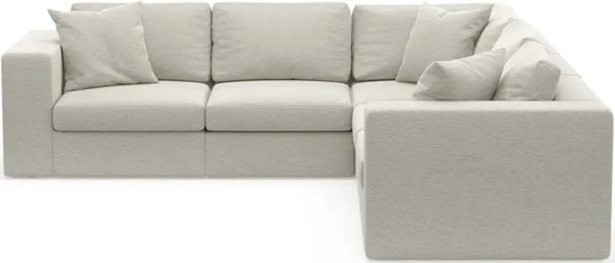 Collin Foam Comfort 5-Piece Sectional - Everton Grey