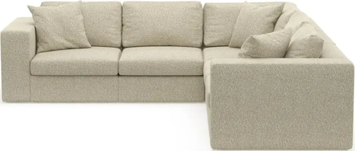 Collin Foam Comfort 5-Piece Sectional - Bloke Cotton