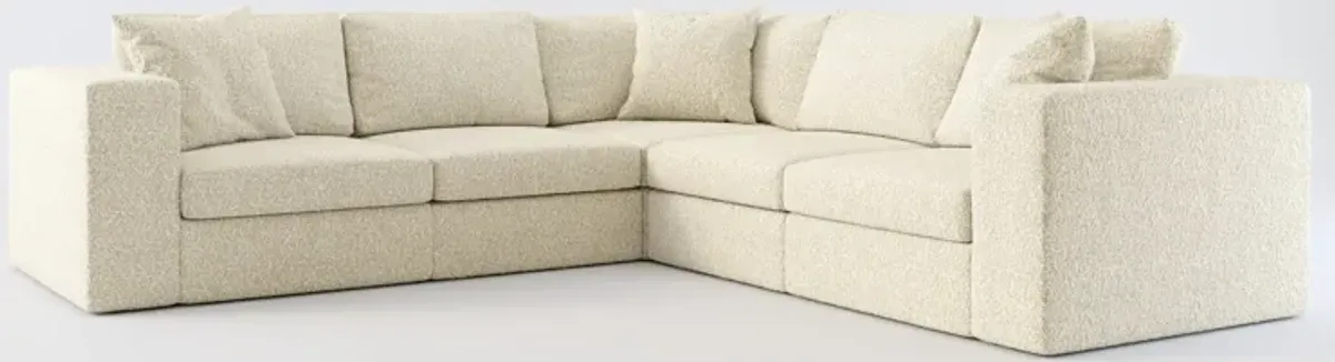 Collin Foam Comfort 5-Piece Sectional - Bloke Cotton