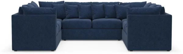 The Pitt Foam Comfort Sectional - Oslo Navy