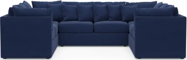 The Pitt Foam Comfort Sectional - Abington Indigo