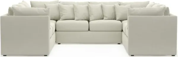 The Pitt Foam Comfort Sectional - Anders Ivory