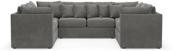 The Pitt Foam Comfort Sectional - Living Large Charcoal