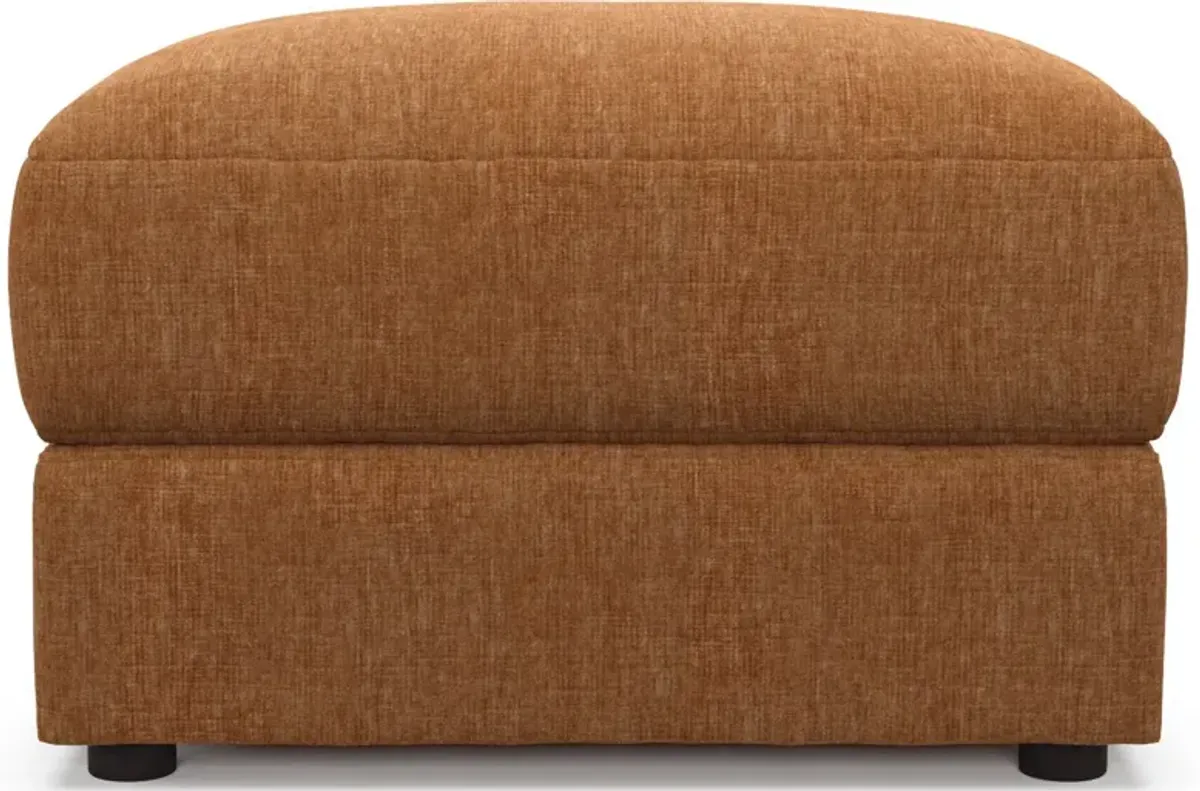 Ridley Foam Comfort Ottoman - Contessa Ginger