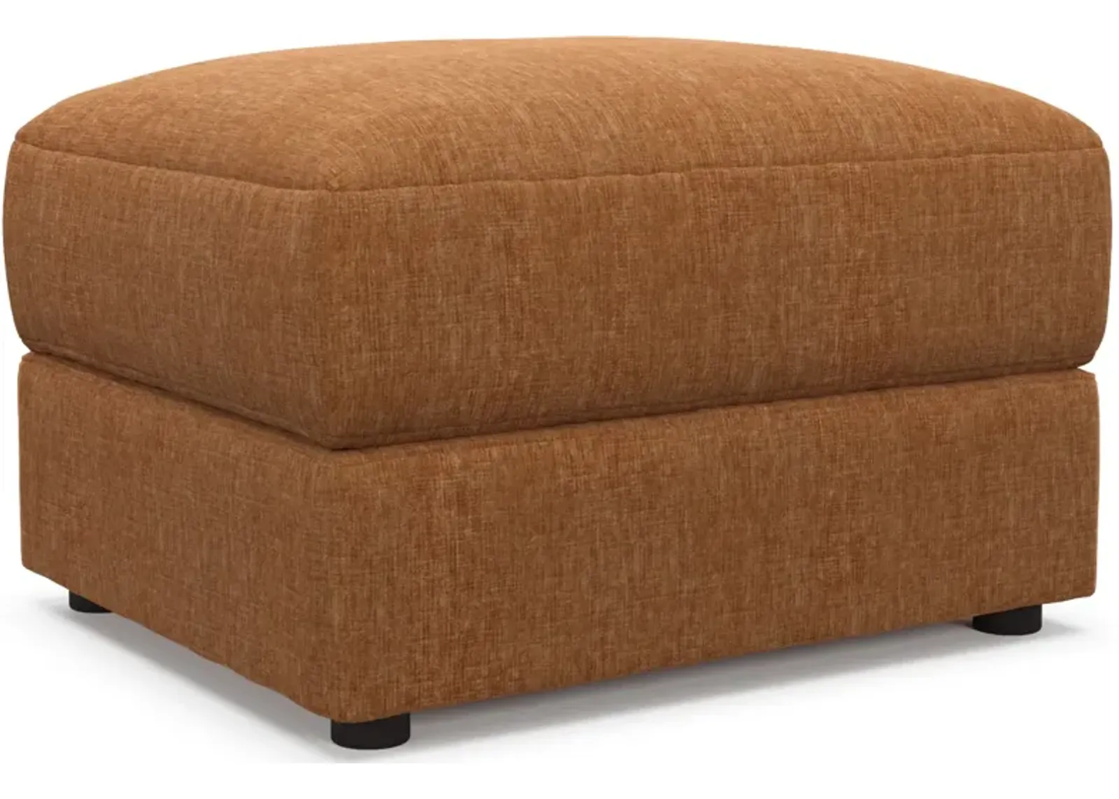 Ridley Foam Comfort Ottoman - Contessa Ginger